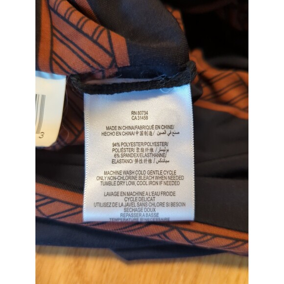 BCBG MaxAzria Dress Womens Size Small Stretch Ruched Sleeveless Brown - Picture 9 of 9